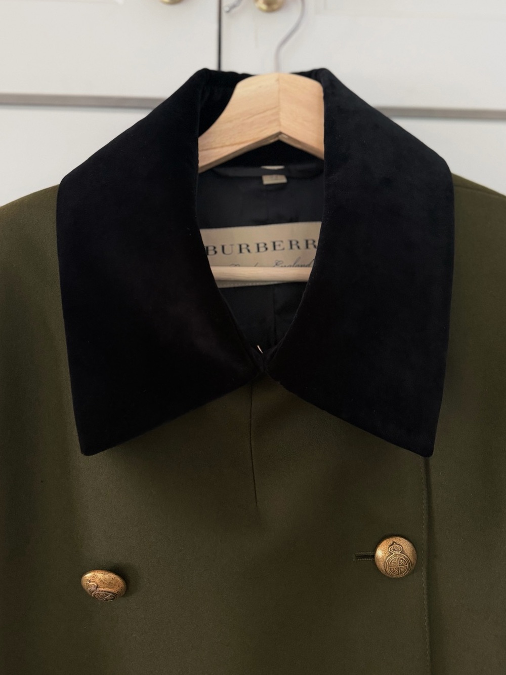 Burberry London "Kelson" Double-Breasted Military Coat - Women’s Large NWOT - Picture 5 of 11